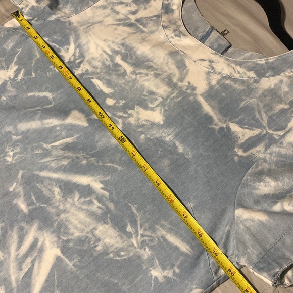One Clothing Denim Tie Dye Shirt - Picture 9 of 9